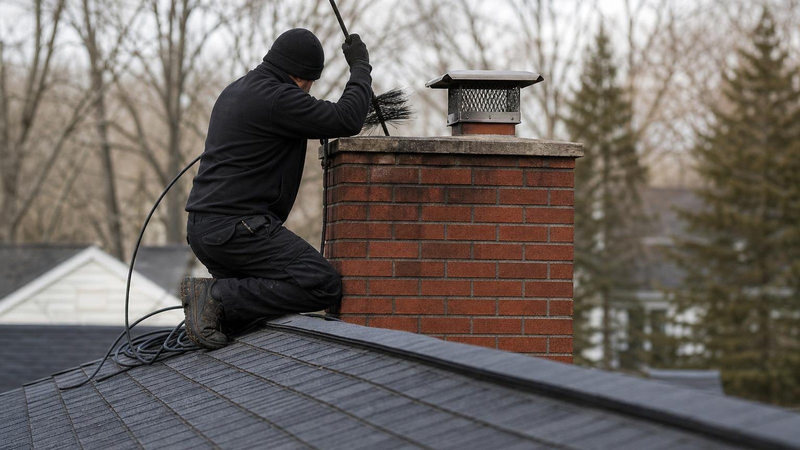 Practical chimney sweep & inspection in Medina